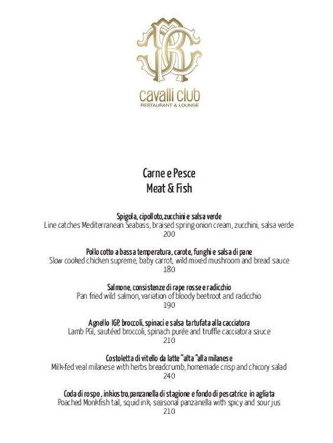 cavalli club photos|cavalli club menu.